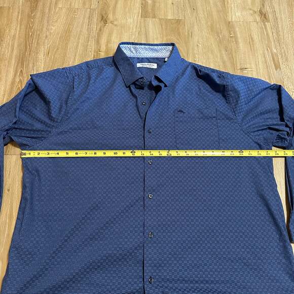 Tommy Bahama Sarasota Stretch Ventura Isles IslandZone Stripe Woven Shirt - Picture 3 of 7